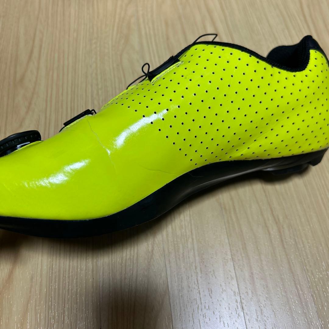 lintaman 蛍光イエロー シューズ EU42 US8