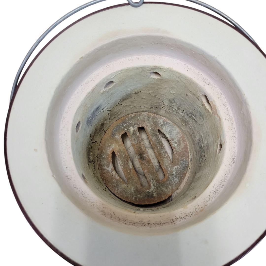 【新品未使用】キンカ 昭和レトロ アンティーク 練炭火鉢 レンタン火鉢