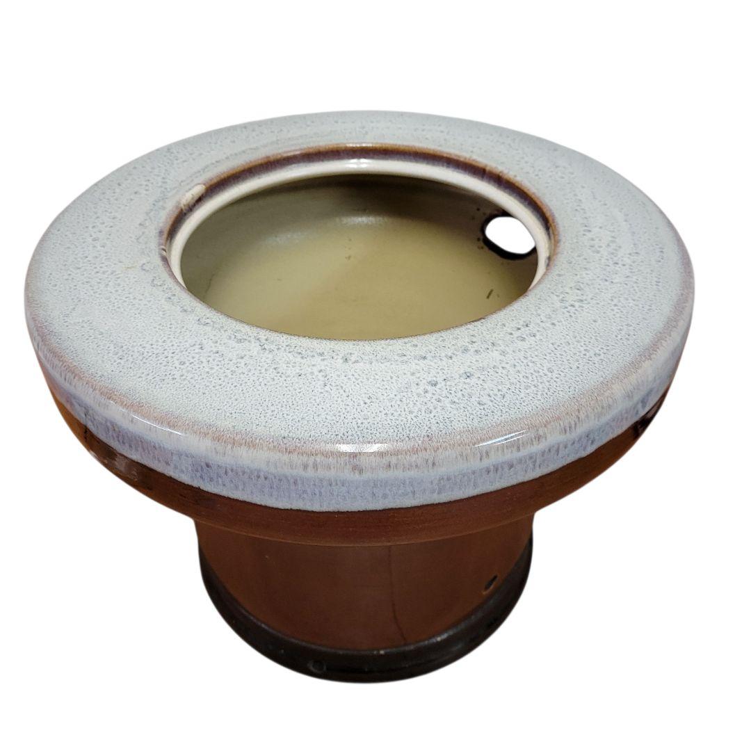 【新品未使用】キンカ 昭和レトロ アンティーク 練炭火鉢 レンタン火鉢