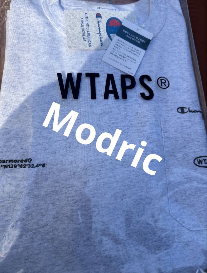 トップス WTAPS x Champion Academy / LS ash grey