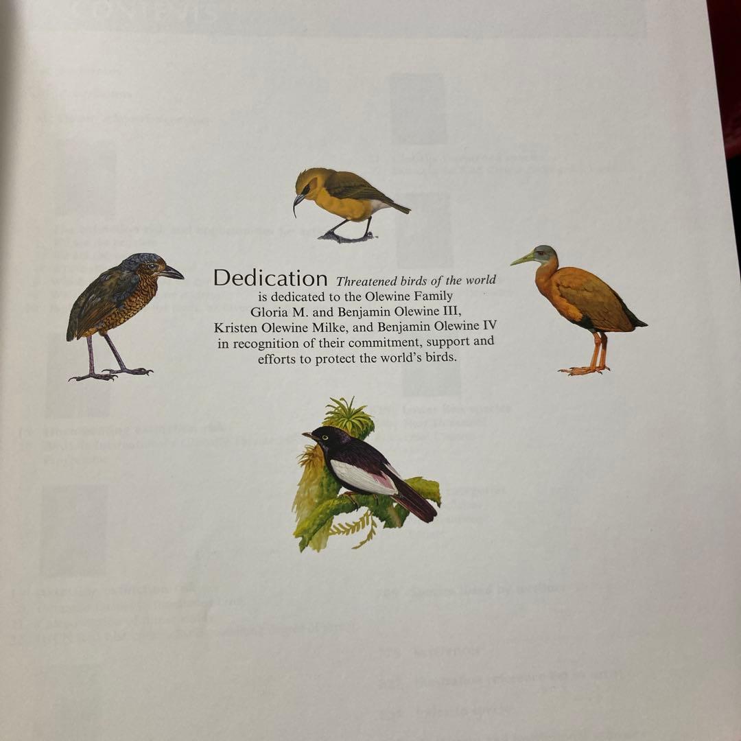 Threatened Birds of the World (絶滅危惧種鳥類)