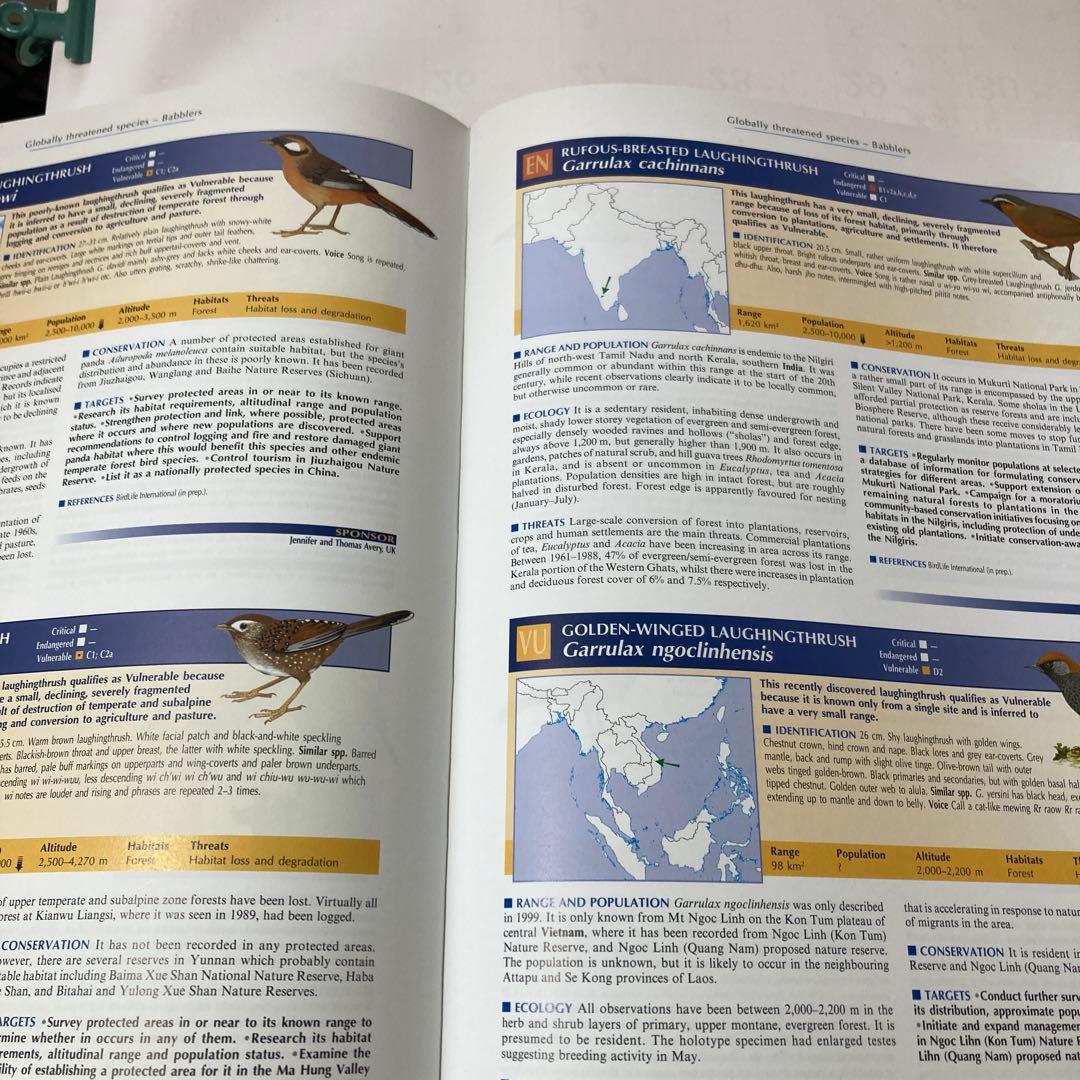 Threatened Birds of the World (絶滅危惧種鳥類)