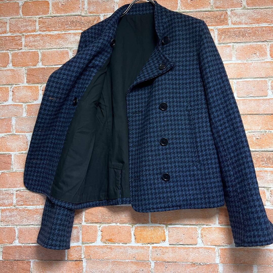 マーガレットハウエル　Pコート　カラーネップ　ミックスツイード