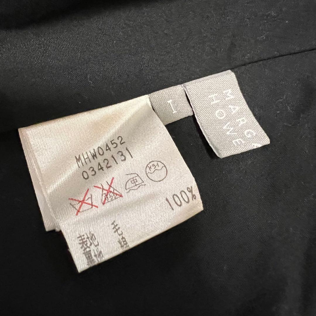 マーガレットハウエル　Pコート　カラーネップ　ミックスツイード