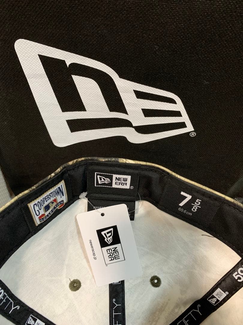 新品　ニューエラ　59FIFTY　限定別注　リアルツリー&アップサイドダウン