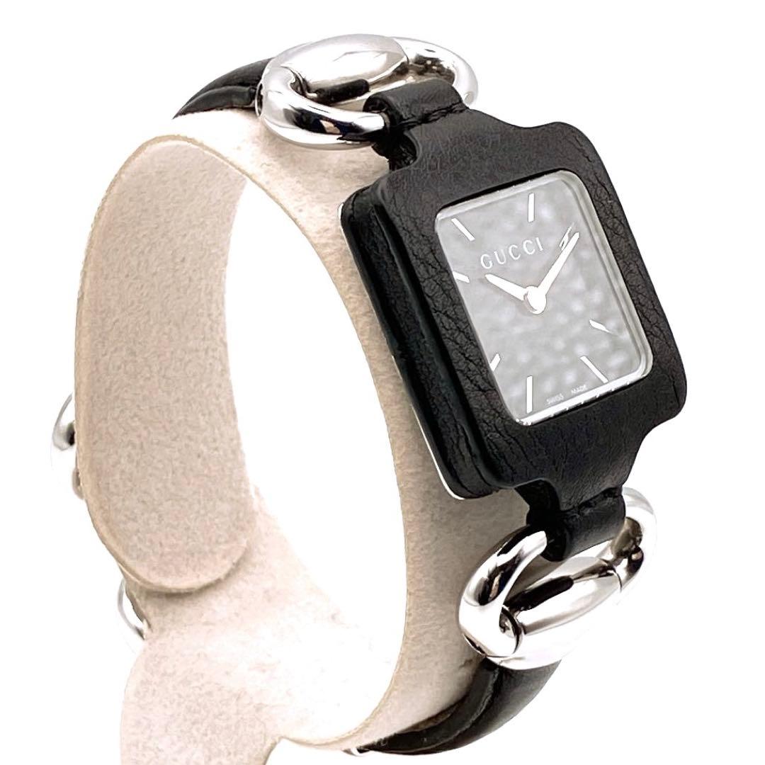 グッチ 130.5 ホースビット 1921 コレクション スクエア クォーツ