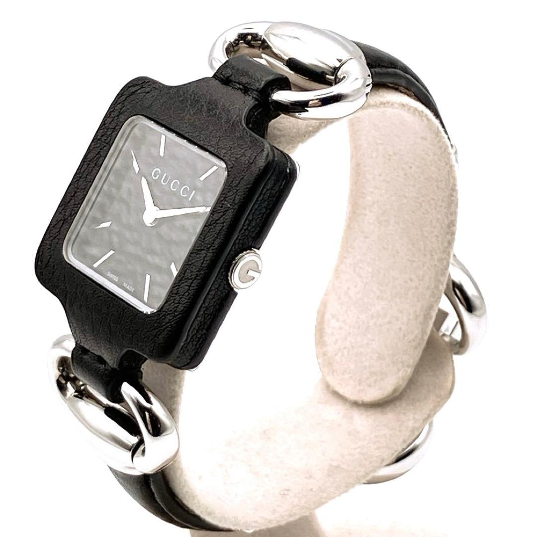 グッチ 130.5 ホースビット 1921 コレクション スクエア クォーツ