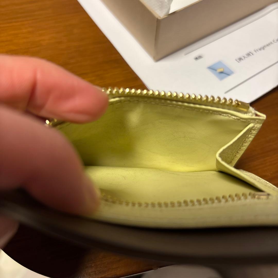 MOLINI カードケース イエロー・ブラウン