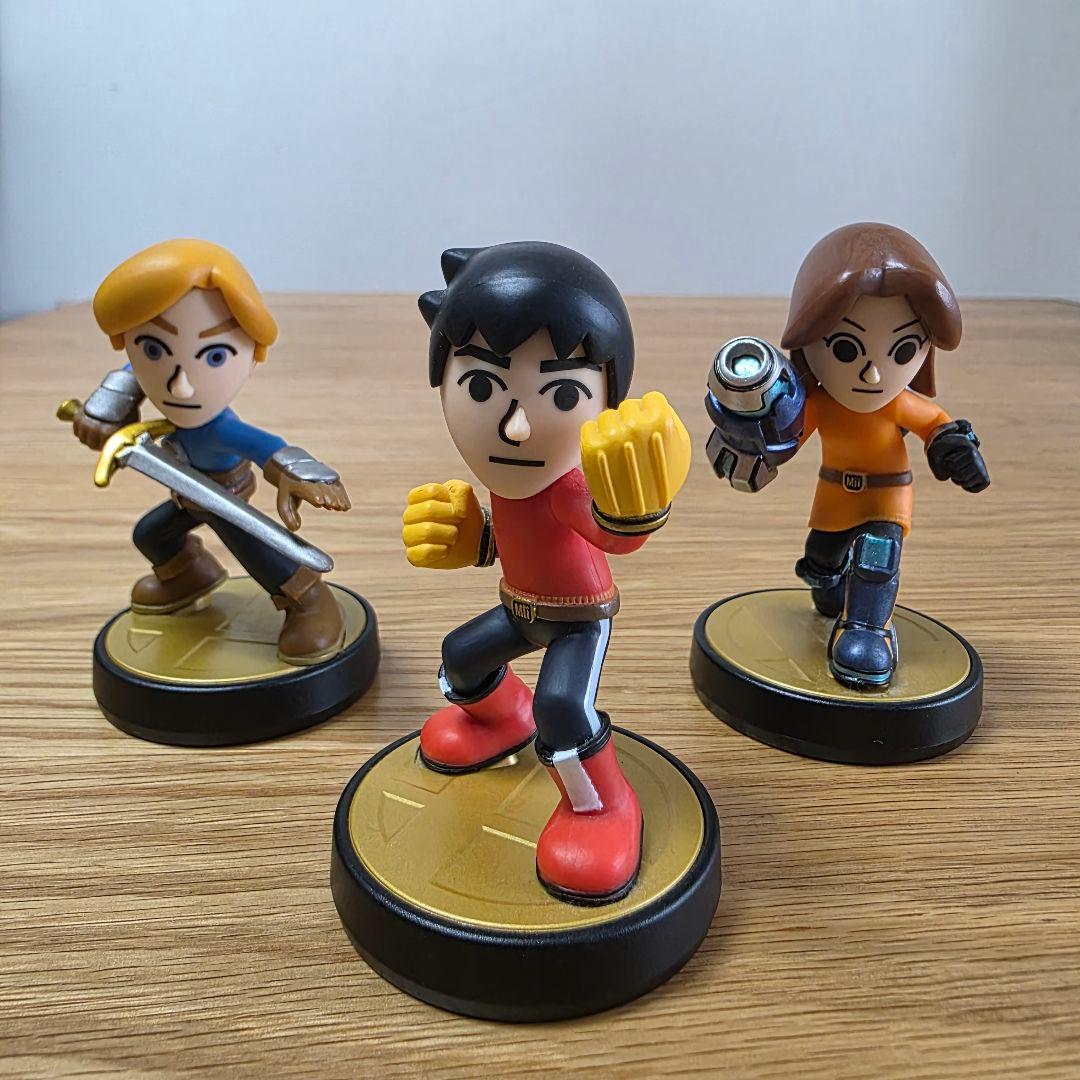 Mii Fighters amiibo Miiファイター3体セット