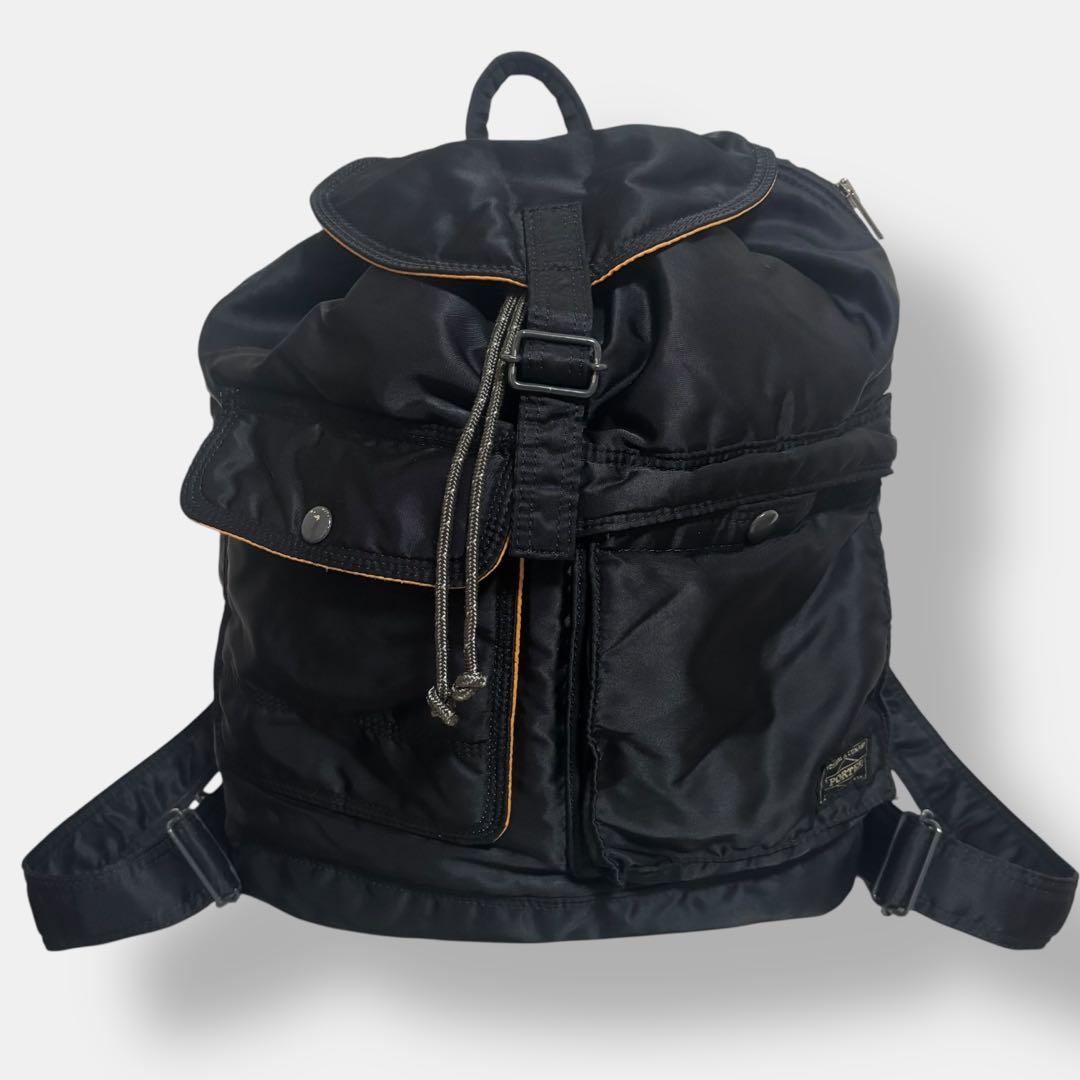 極美品 ポーター タンカー バックパック リュックサック ナイロン ブラック