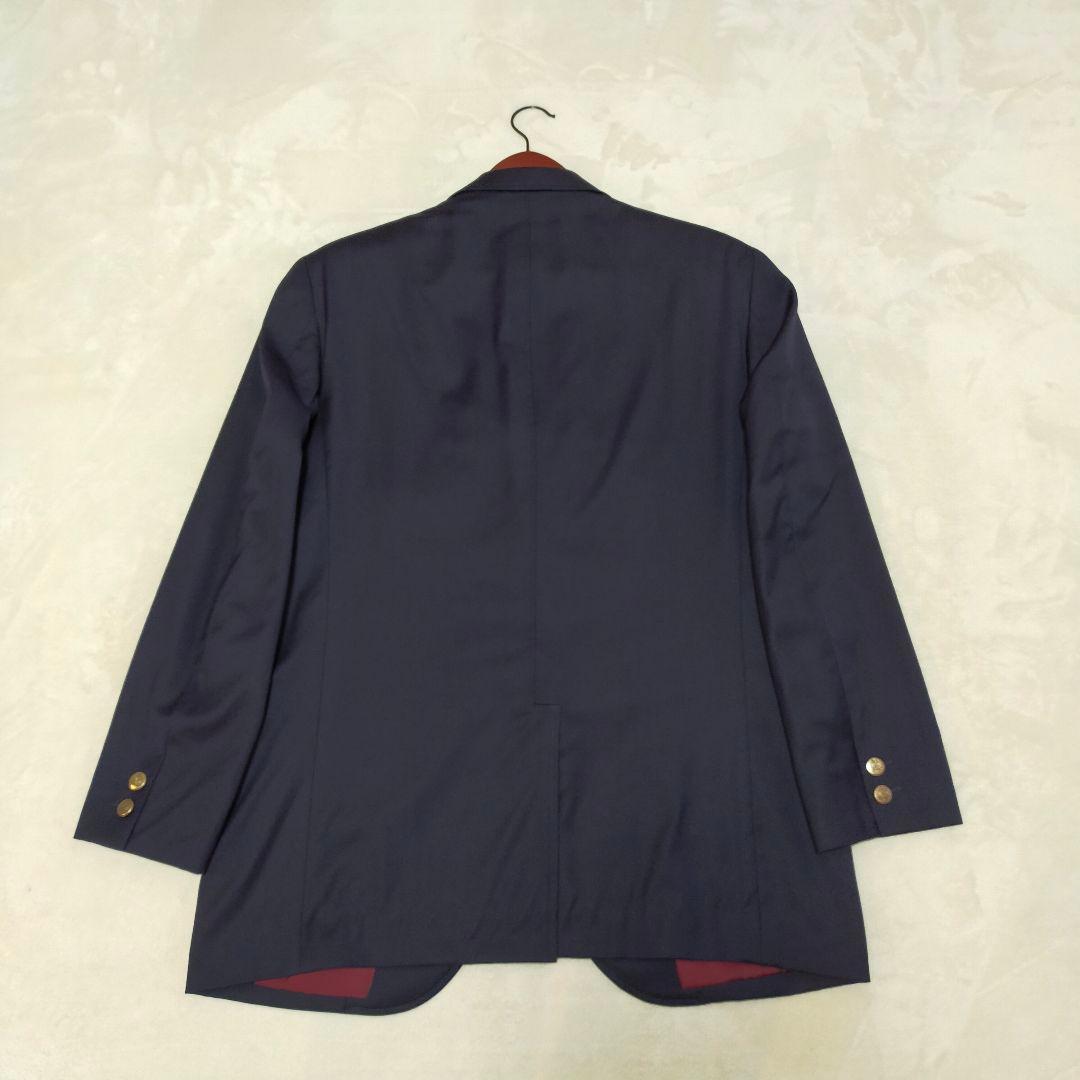 美品　ロロピアーナ生地　VAN JACKET　紺ブレザー　AB6サイズ