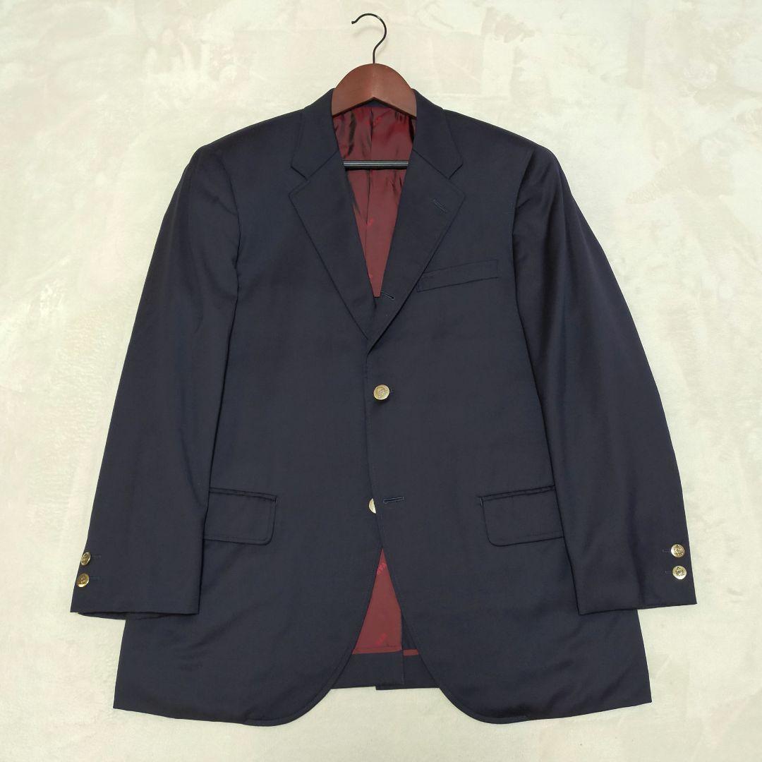 美品　ロロピアーナ生地　VAN JACKET　紺ブレザー　AB6サイズ