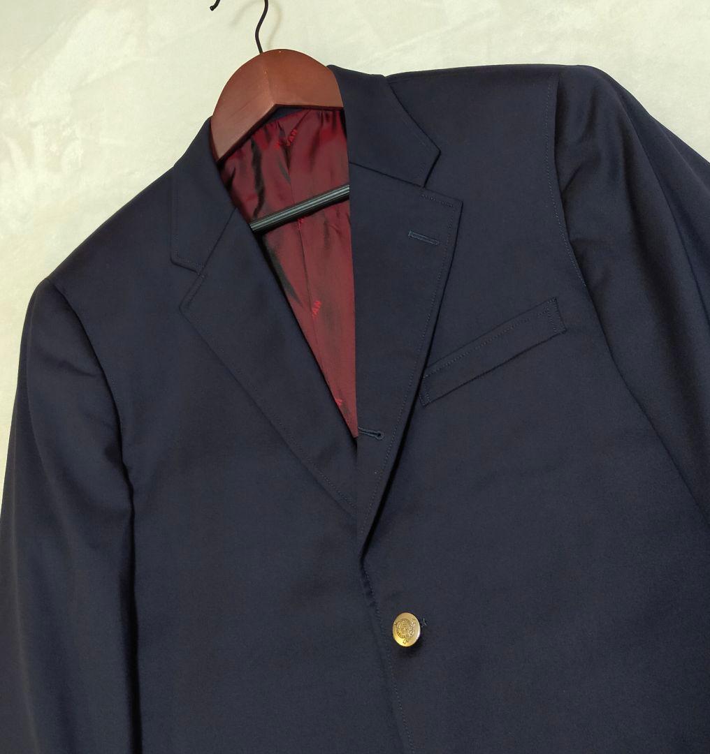 美品　ロロピアーナ生地　VAN JACKET　紺ブレザー　AB6サイズ