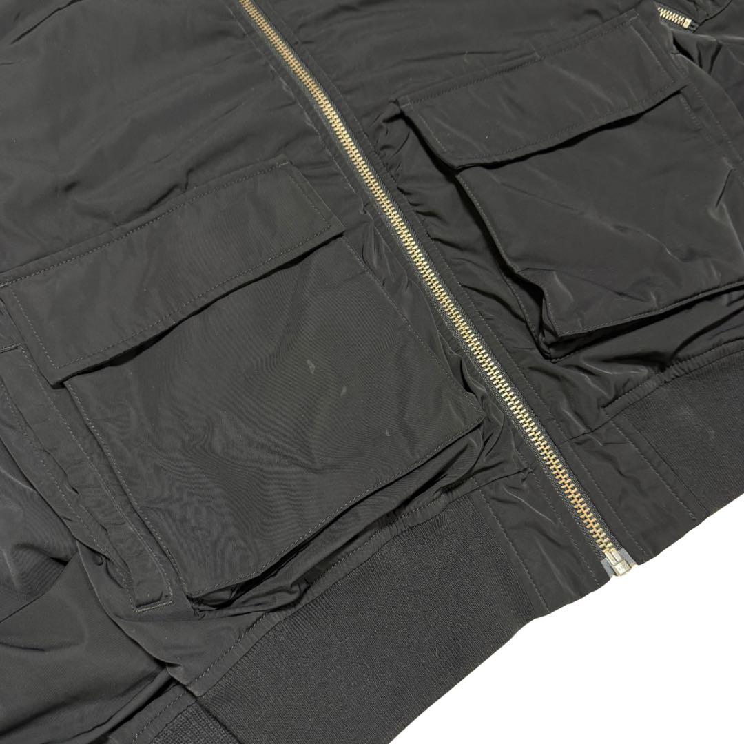 AVIREX PX MA-1 フライトジャケット ブラック L ミリタリー 短丈