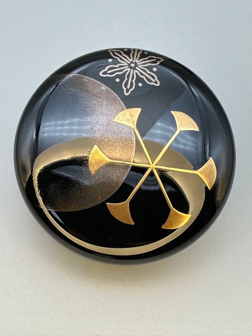 茶道具　棗　難波仁斎　雪月花 蒔絵