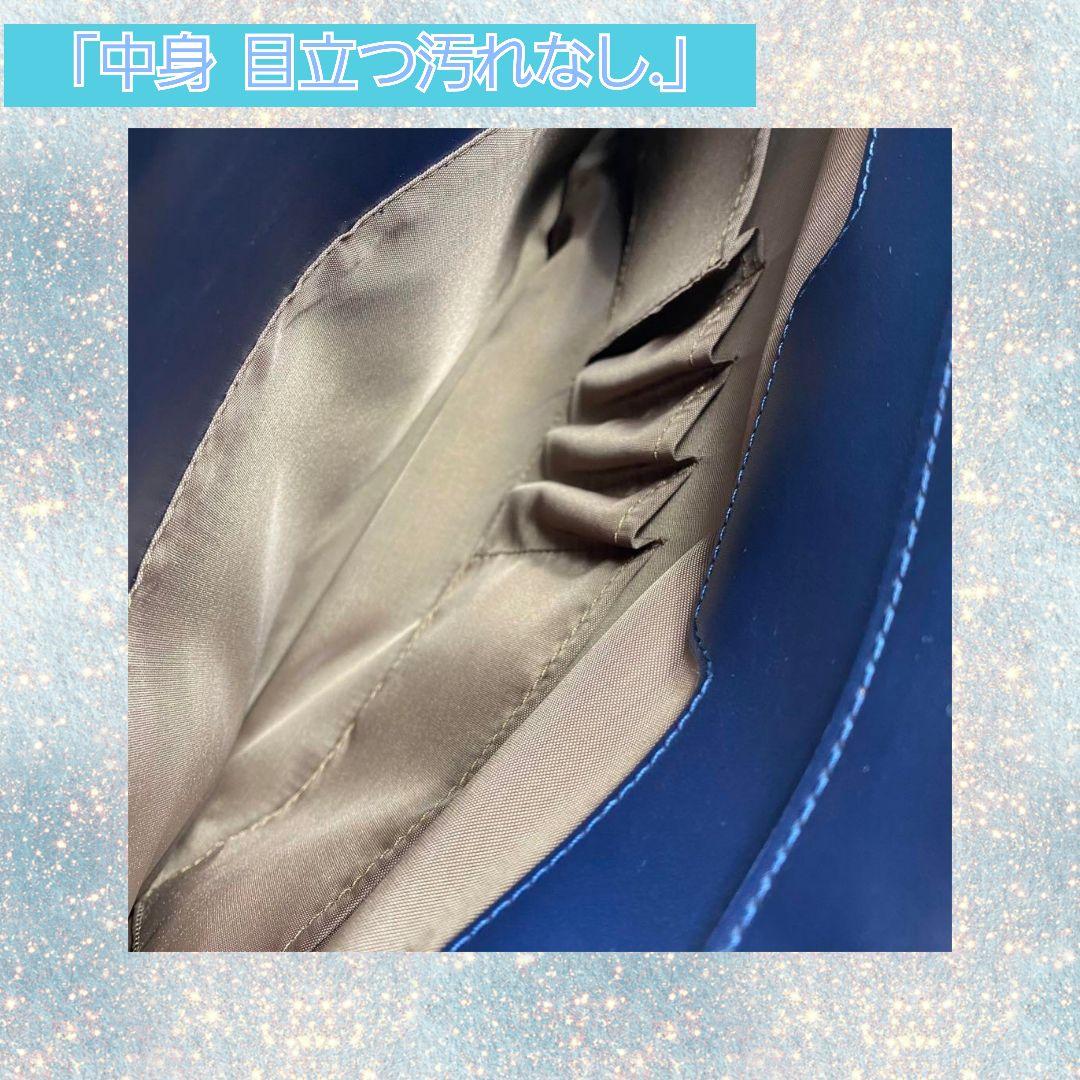 #売切り値#匿名美品 「#目々澤鞄 #ビジネスバッグ #ネイビー #A4 」