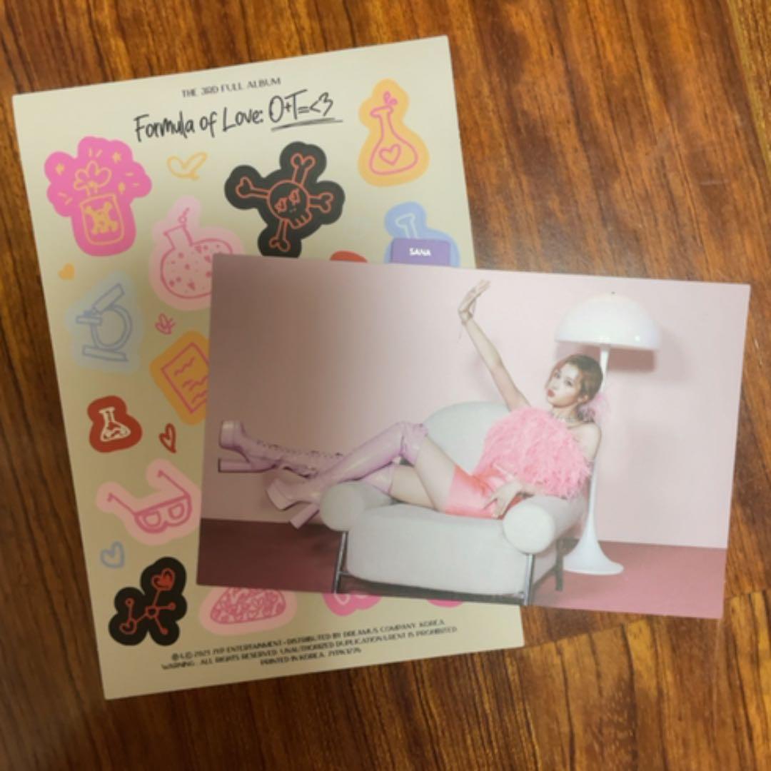 TWICE Formula of love, the feelsトレカ