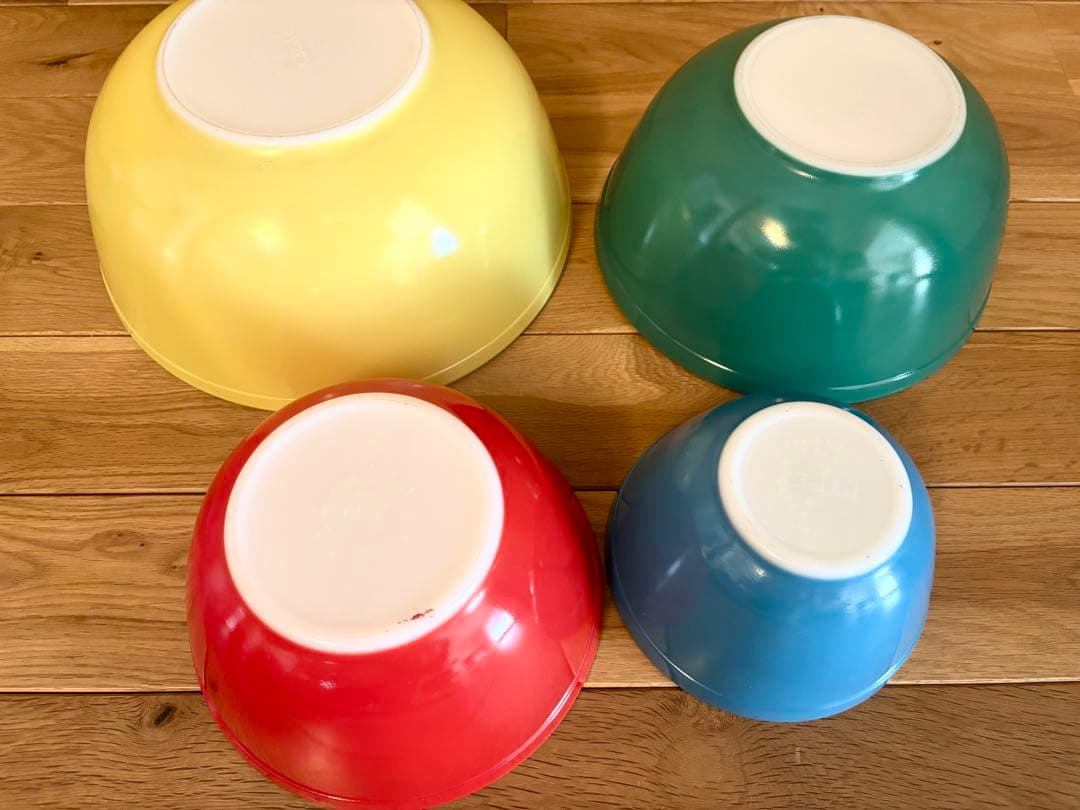 オールドパイレックス　ボウル　4点セット　デッドストック　アメリカ