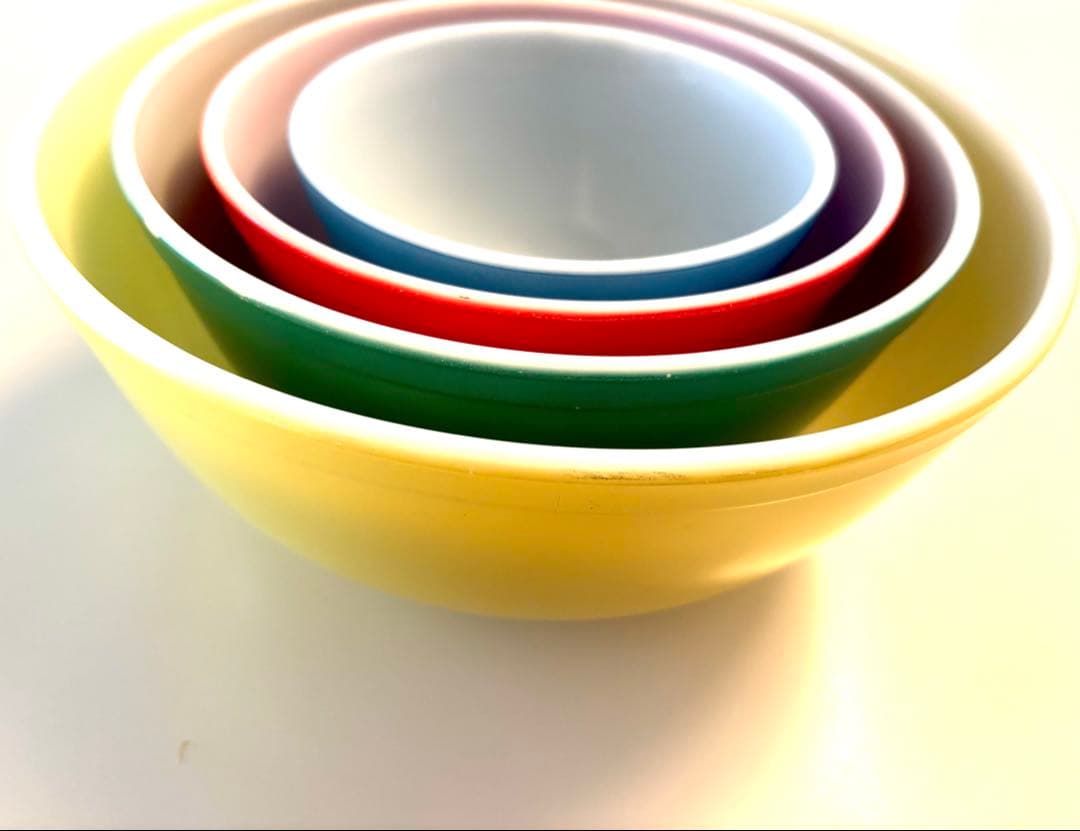 オールドパイレックス　ボウル　4点セット　デッドストック　アメリカ