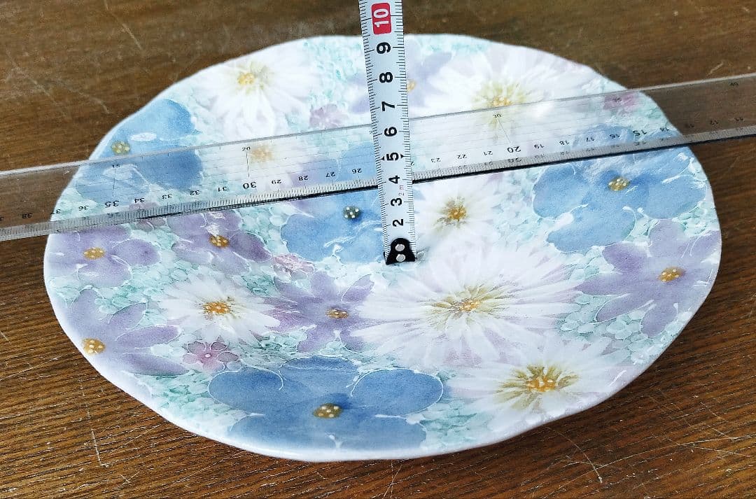 【新品・未使用】工房ゆずりは　花友禅　パスタ皿　カレー皿　陶器　食器　料理