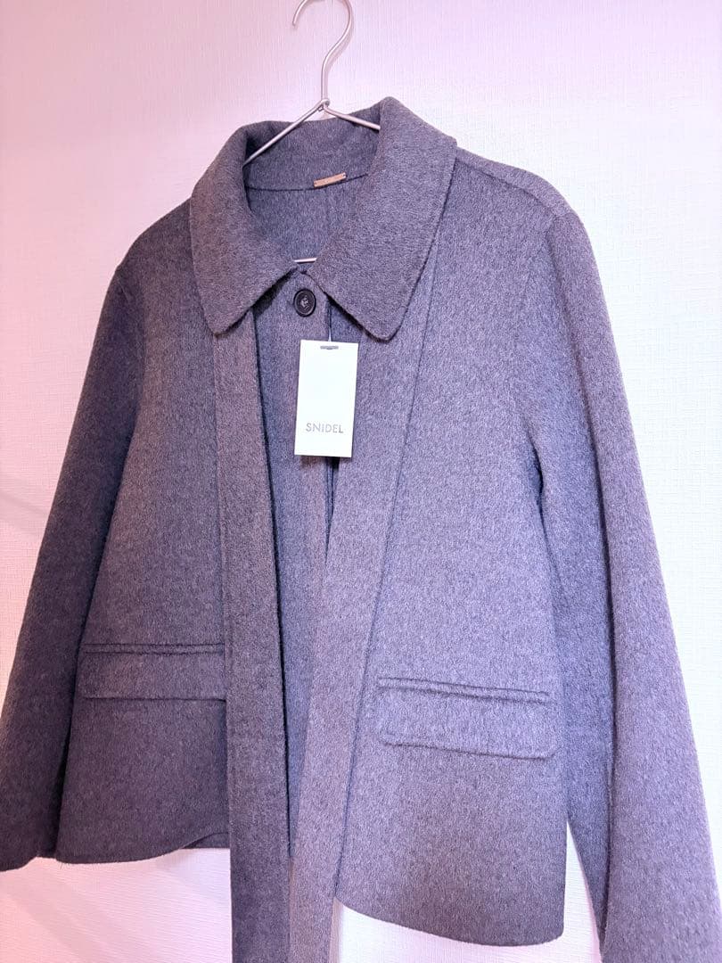 完売品！新品同様　スナイデルsnidel リバーリボンジャケットコート01M