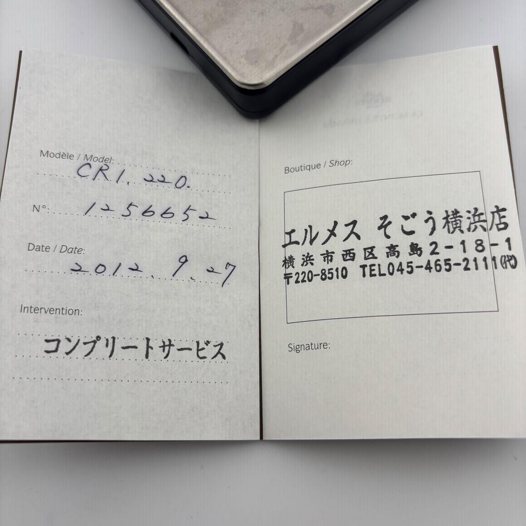 【稼働/新品電池】エルメス　クロアジュール　スクエア　腕時計　レディース