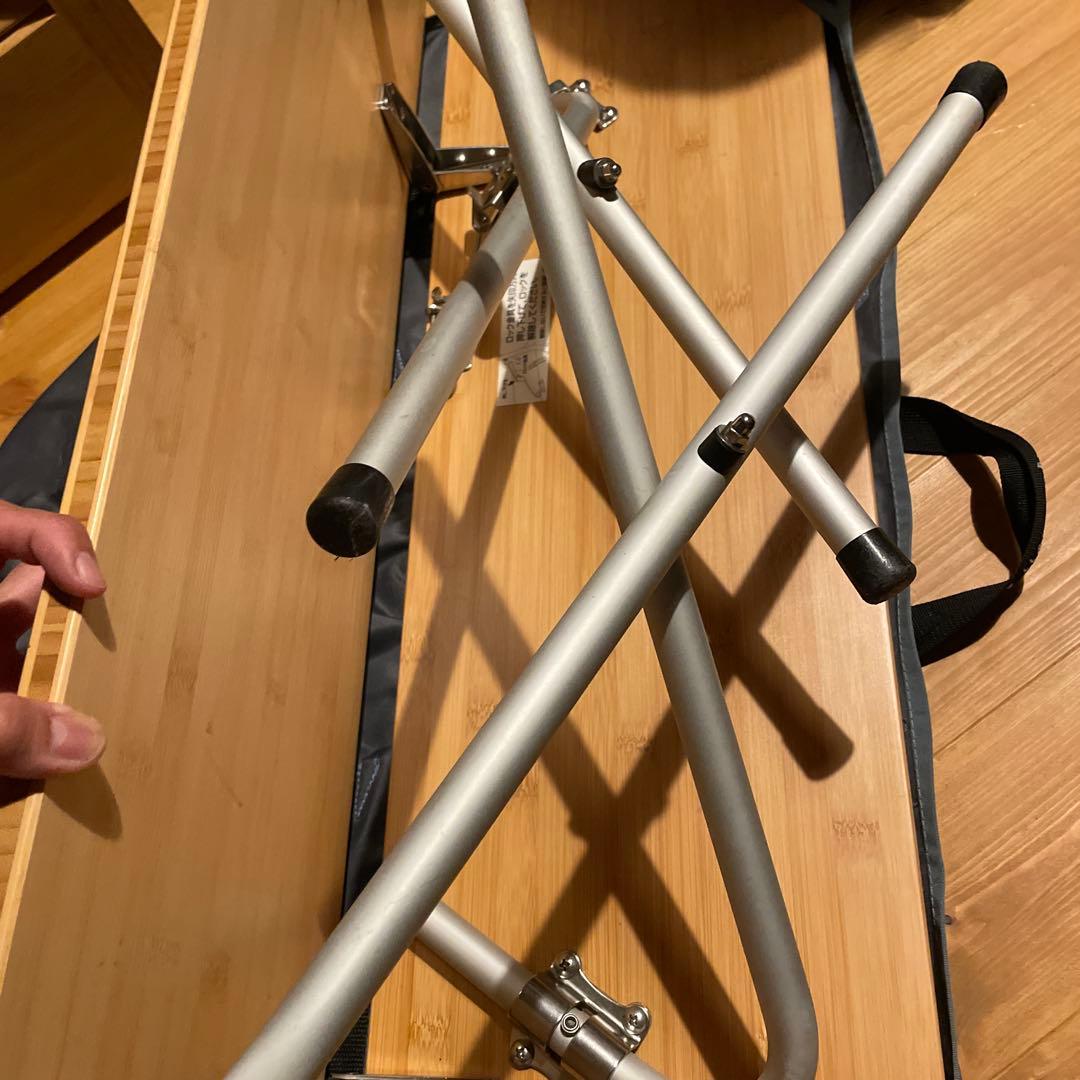 くーちゃん⭐︎ peak ワンアクションローテーブル 竹