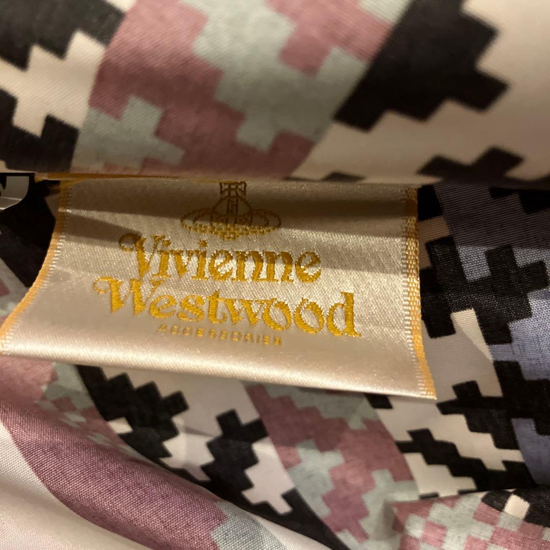 Vivienne Westwood 折りたたみ傘 幾何学模様　総柄　オーブ