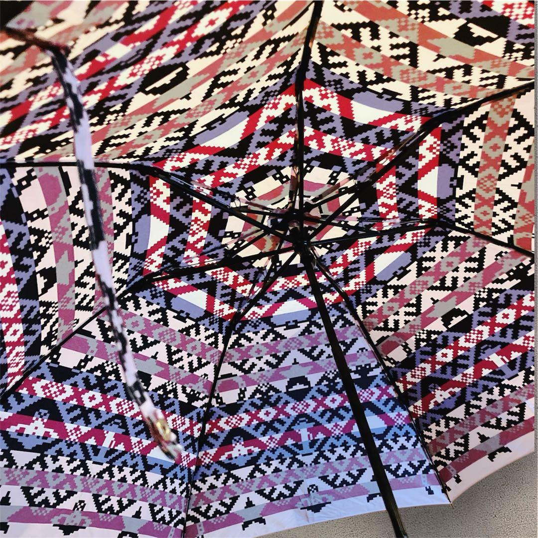 Vivienne Westwood 折りたたみ傘 幾何学模様　総柄　オーブ