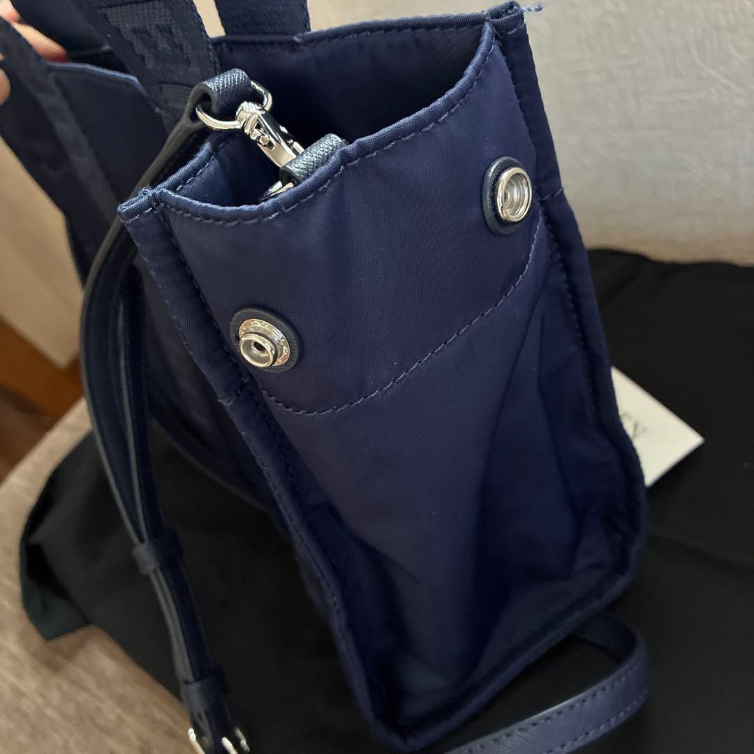 LAUREN ネイビー ショルダーバッグ