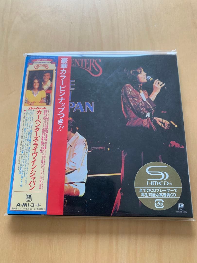 カーペンターズ　Live in Japan 紙ジャケット