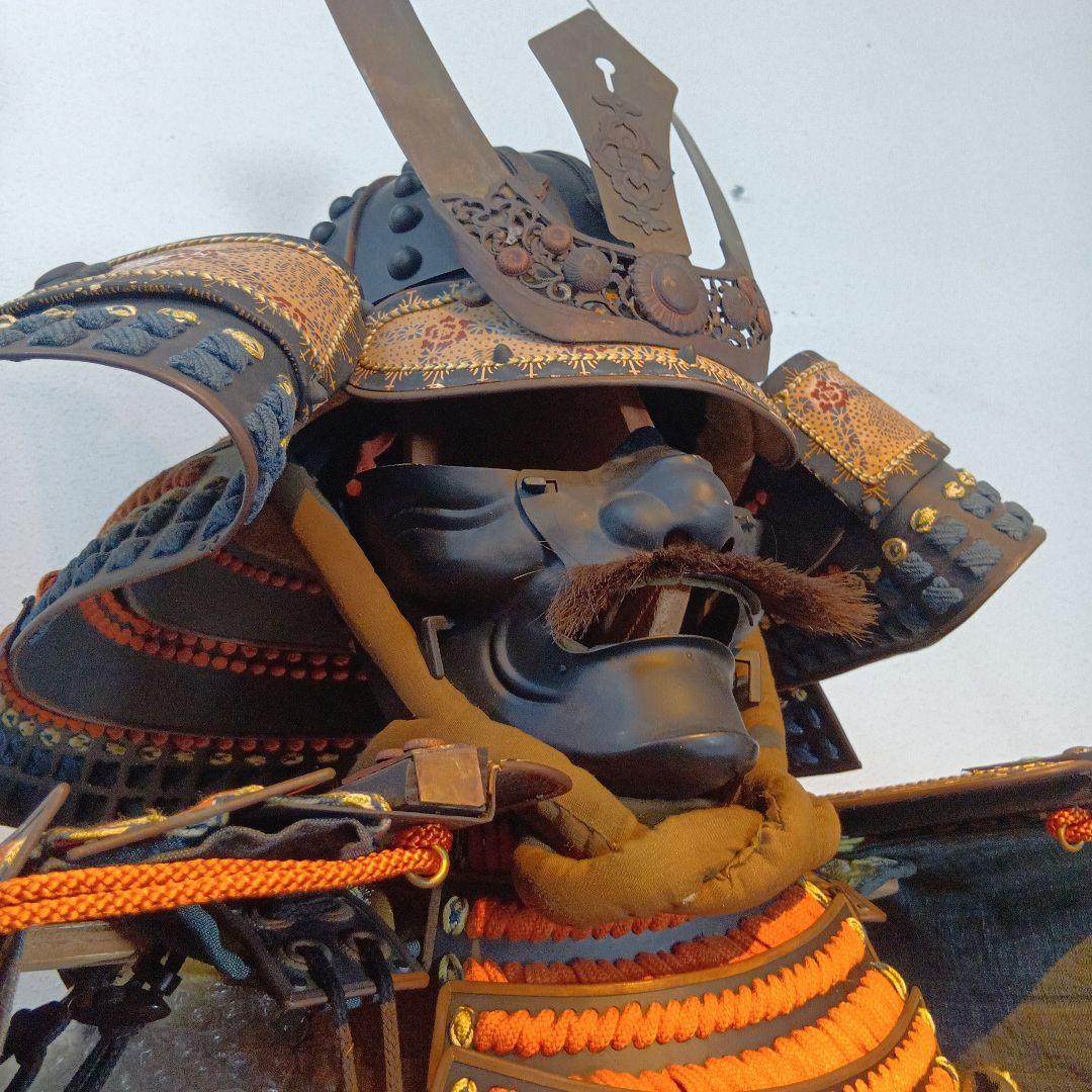 値下げ！等身大　鎧兜一式　飾り付けた状態　 173センチ　着用可能