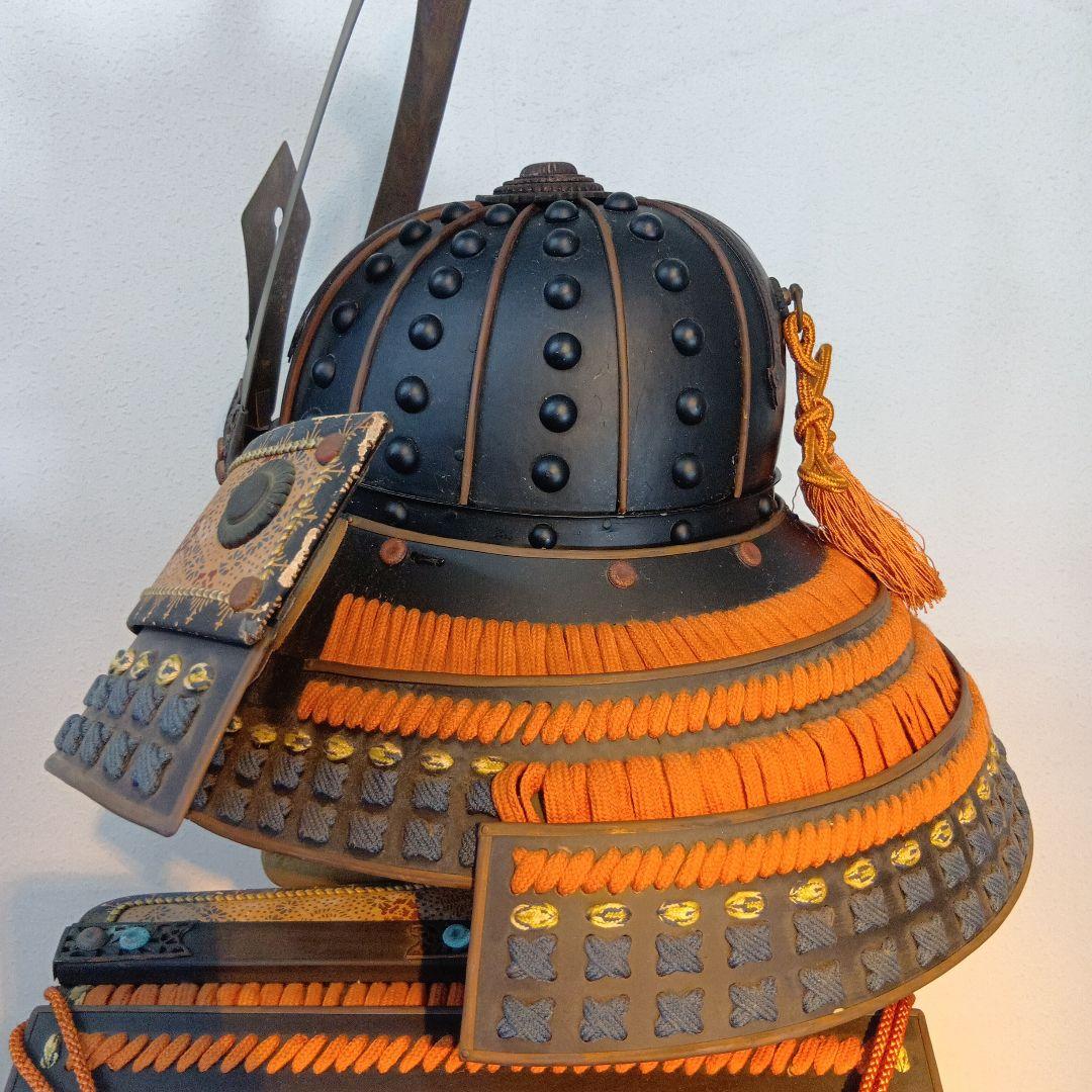 値下げ！等身大　鎧兜一式　飾り付けた状態　 173センチ　着用可能