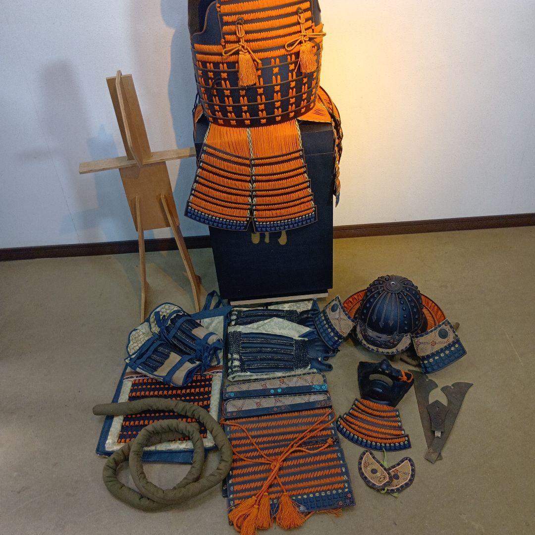 値下げ！等身大　鎧兜一式　飾り付けた状態　 173センチ　着用可能