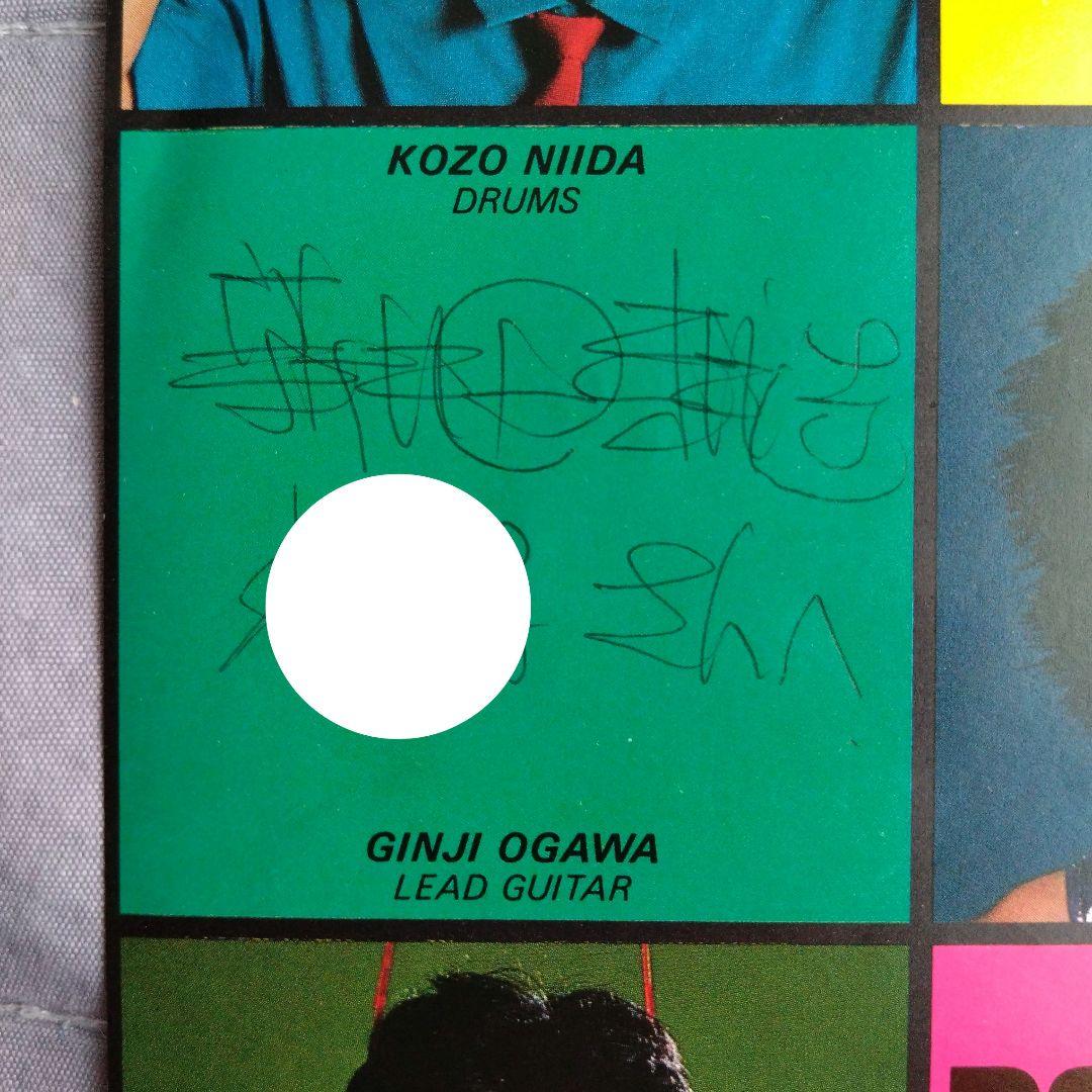 RCサクセション 直筆サイン入り レコード 雨あがりの夜空に 忌野清志郎