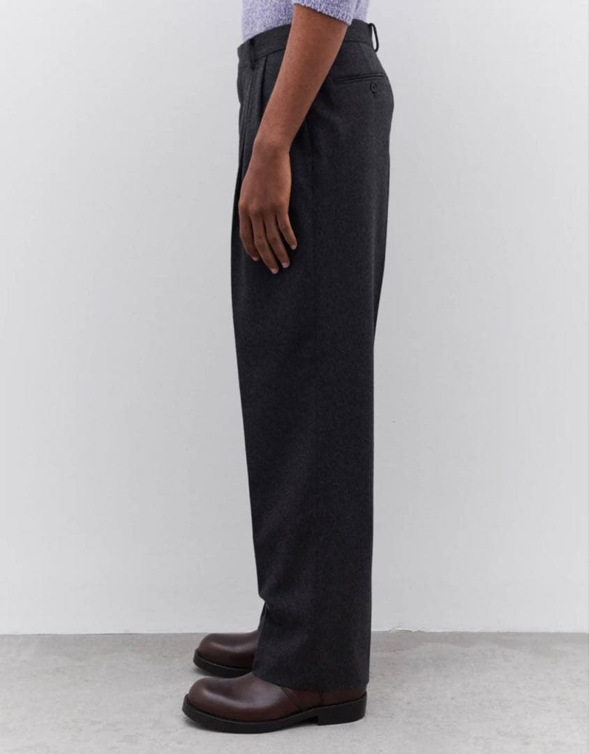 【オーラリー25AW】カシミヤスラックス/新品未使用/サイズ4