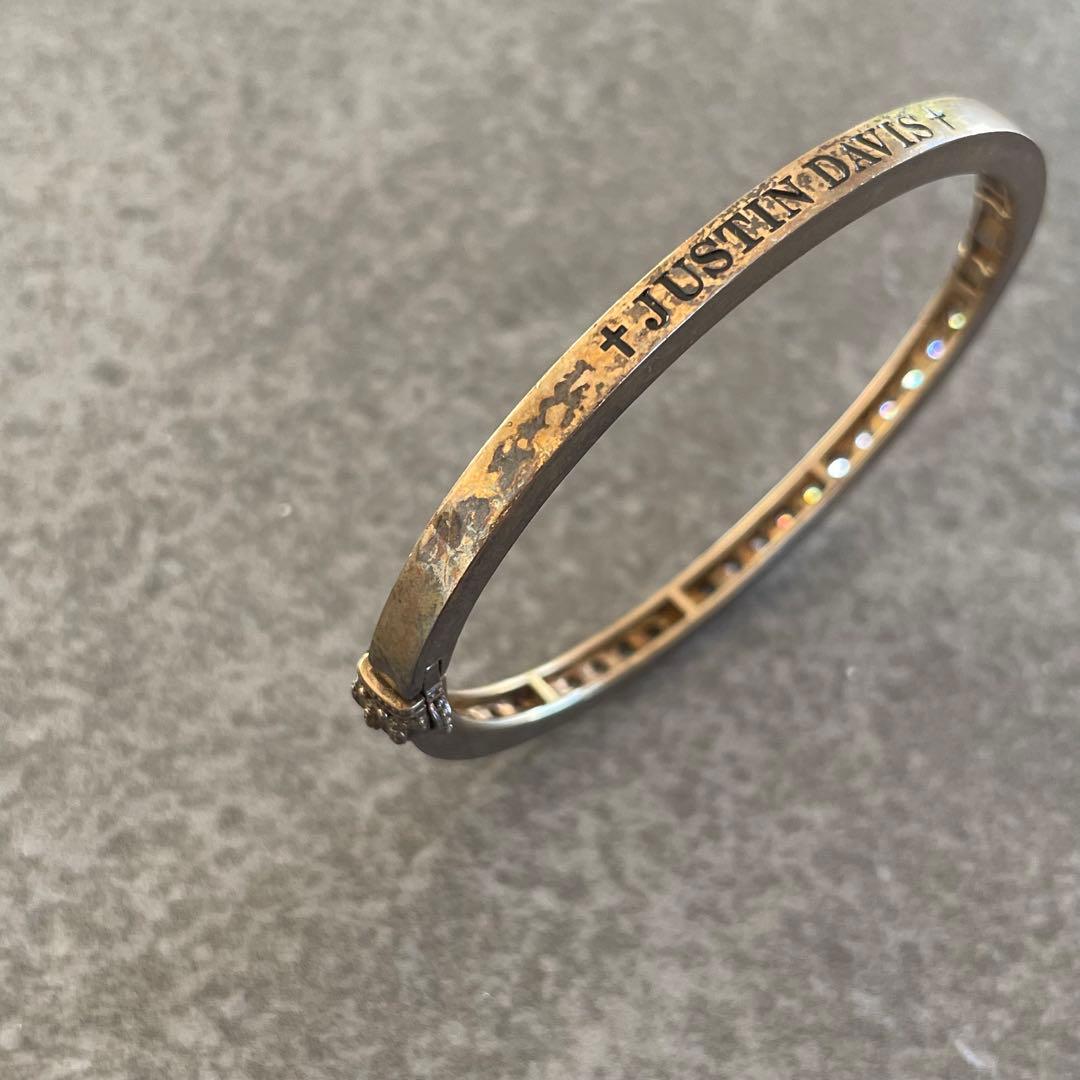 【24H限定セール】　JUSTIN DAVIS バングル　ブレスレット　ゴールド