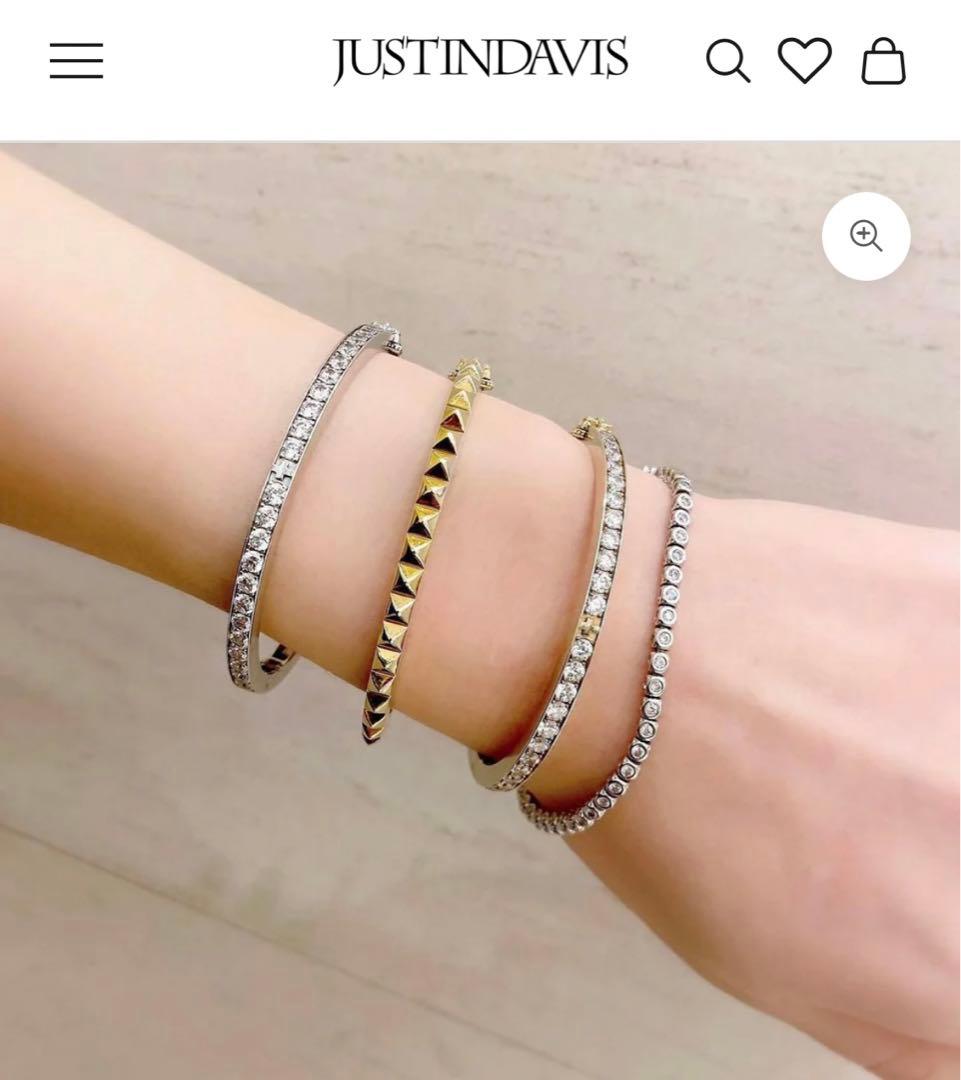 【24H限定セール】　JUSTIN DAVIS バングル　ブレスレット　ゴールド