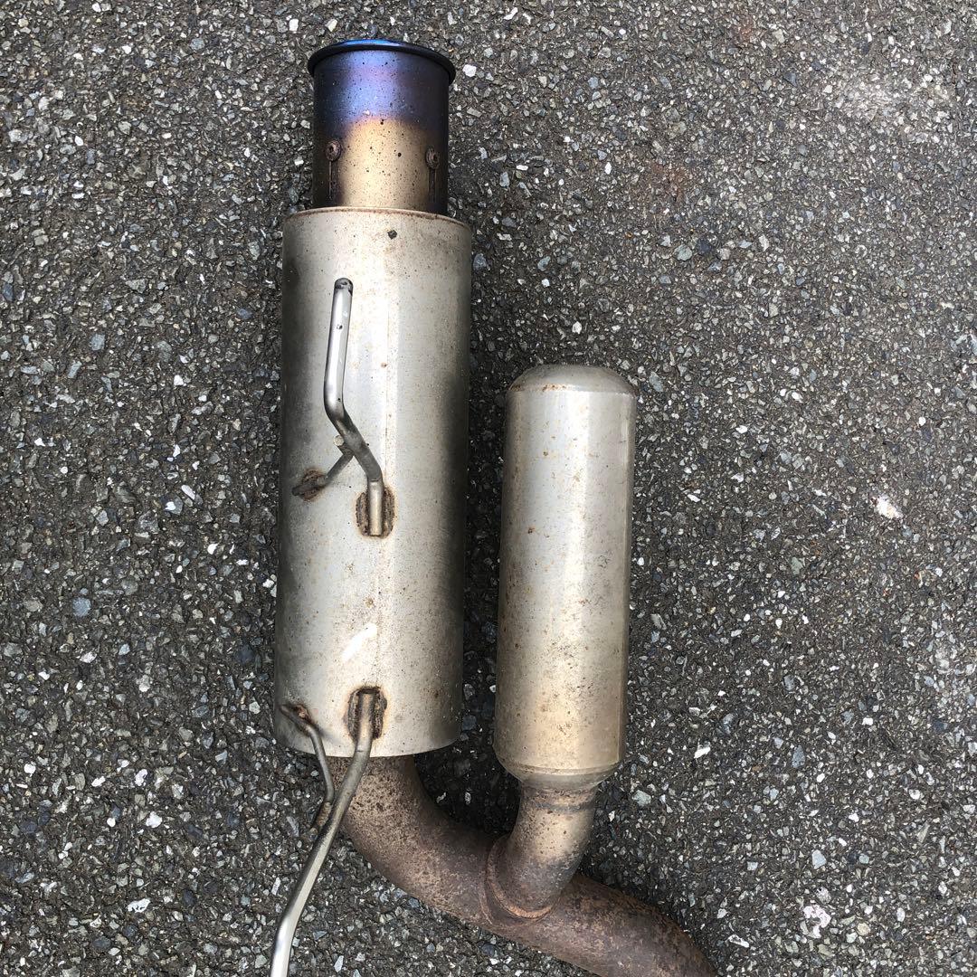 s2000 ステンレス製マフラー 青色テールパイプ