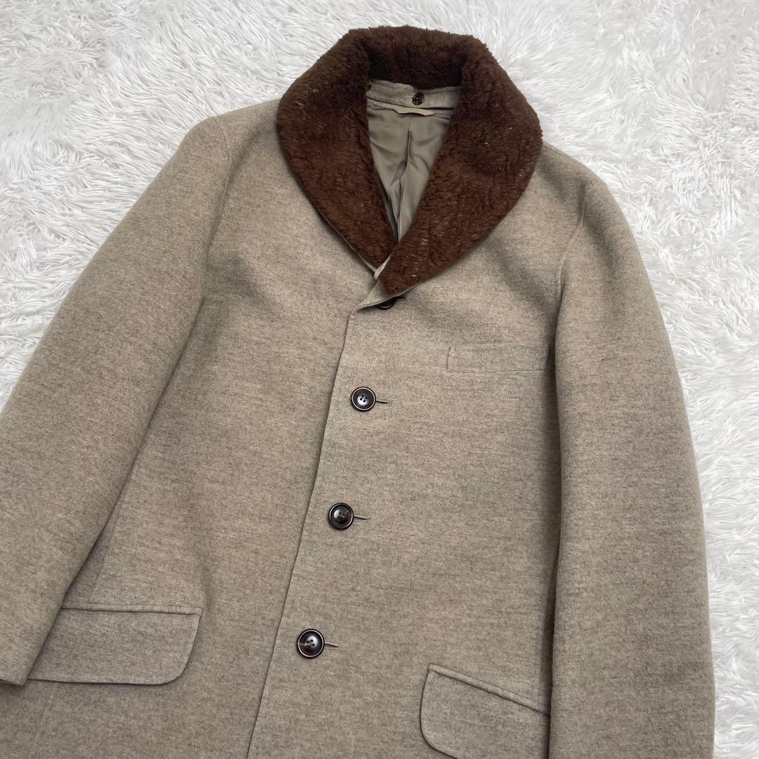 【名作】ISSEY MIYAKE MEN イッセイミヤケ ボア ファー コート