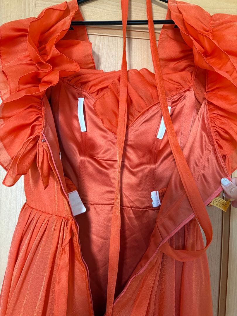 THE URBAN BLANCHE アーバンブランシュ　カラードレス　オレンジ