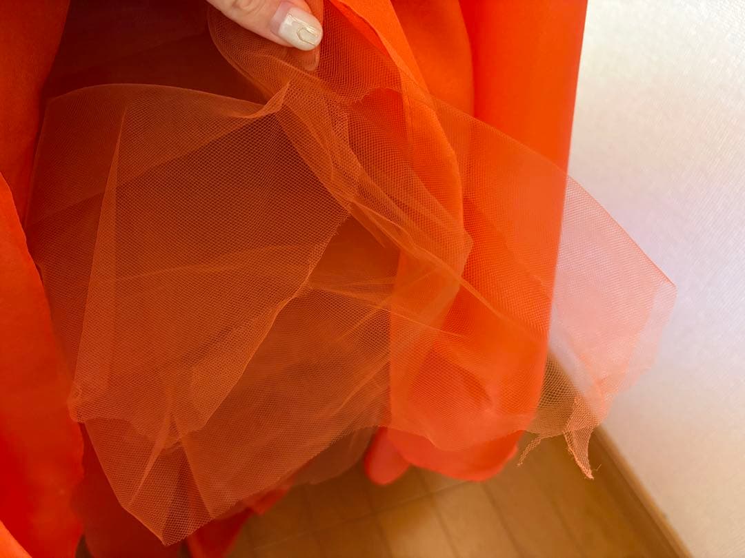 THE URBAN BLANCHE アーバンブランシュ　カラードレス　オレンジ