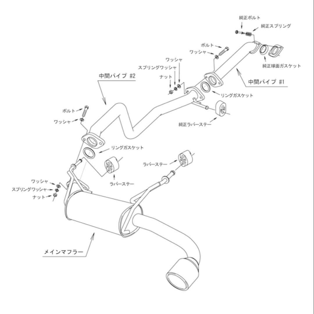 HKS スーパーターボマフラー ジムニー JB64W