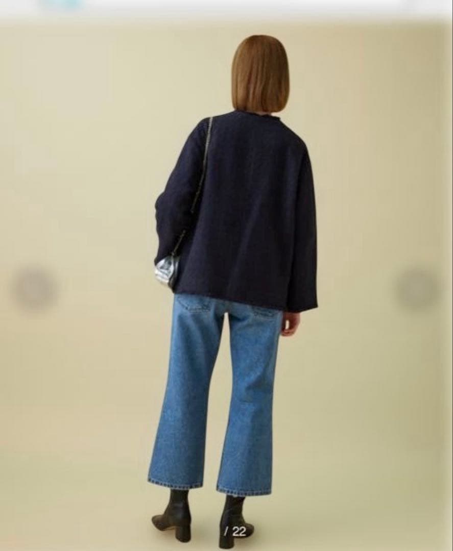 新品同様　イエナ　ツイードノーカラージャケット