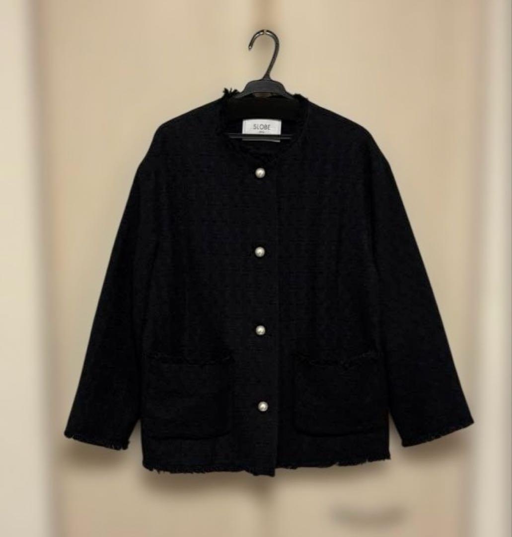 新品同様　イエナ　ツイードノーカラージャケット