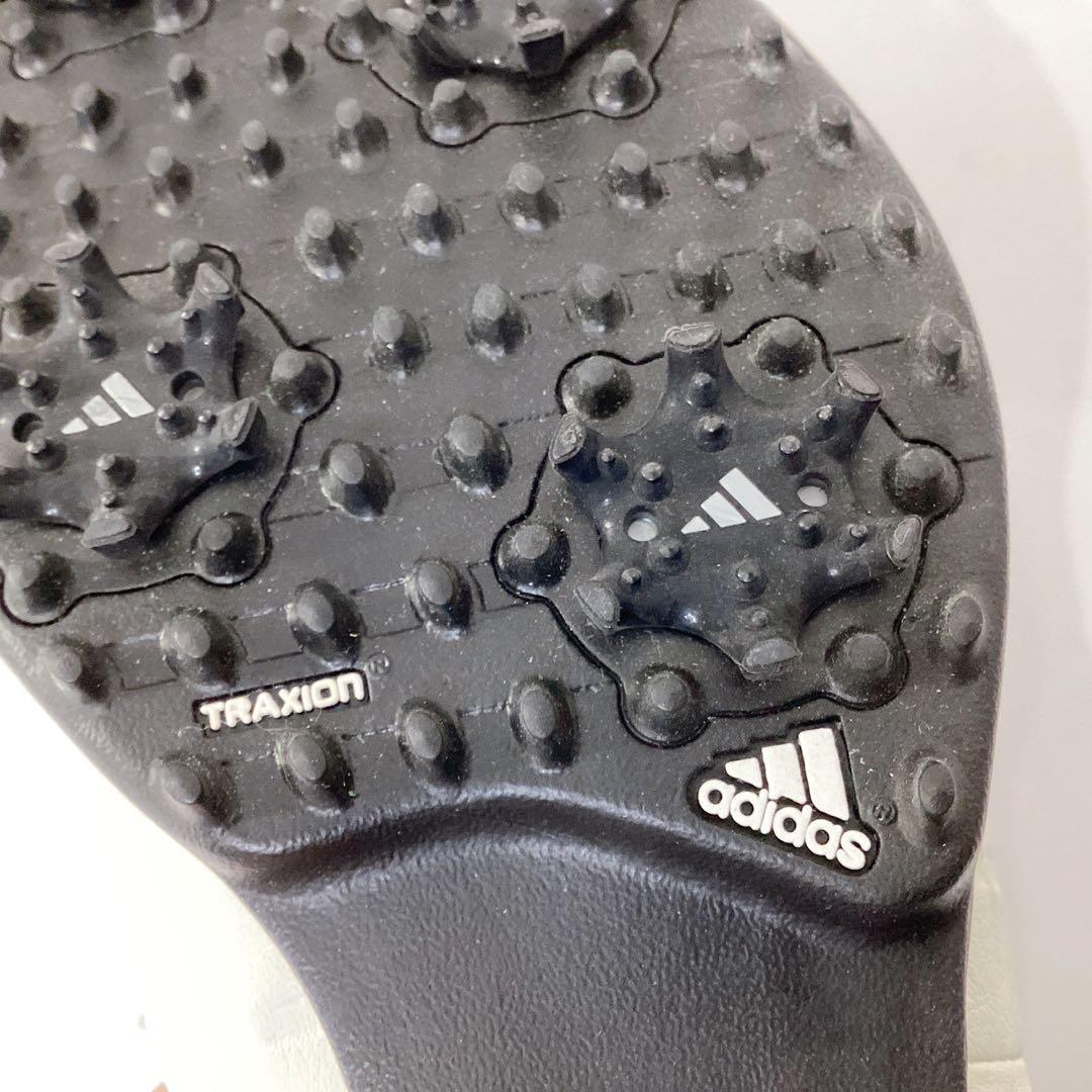 新品未使用✨adidas アディダス ゴルフシューズ 24.5cm 白 ブラウン