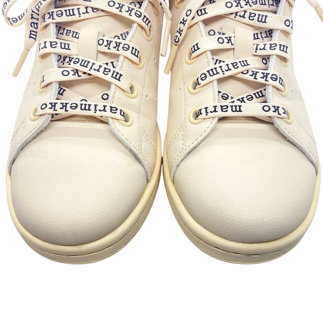 アディダス マリメッコ コラボ　23cm スタンスミス スニーカー ベージュ
