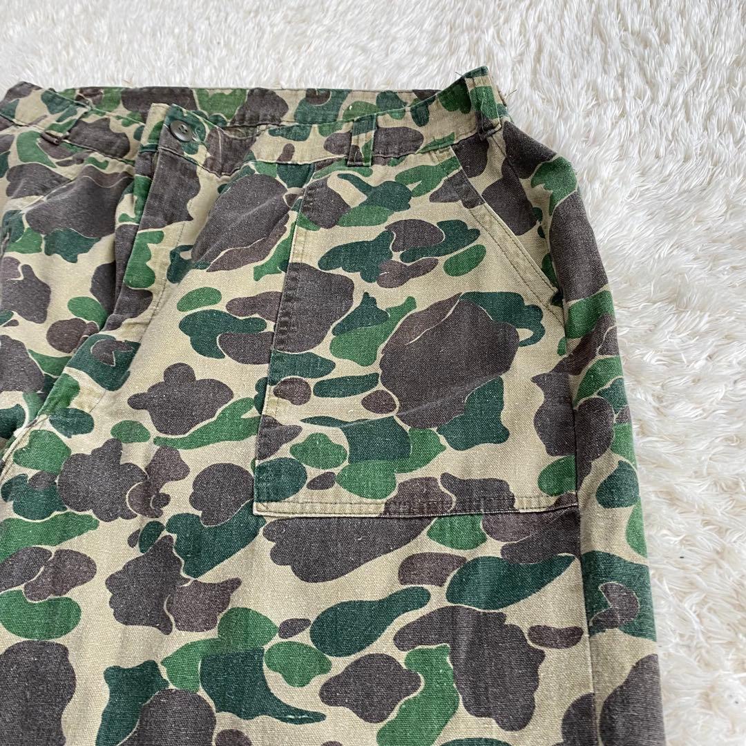 60s70s RANGER Duck Camo ダックカモ ベイカーパンツ　XL