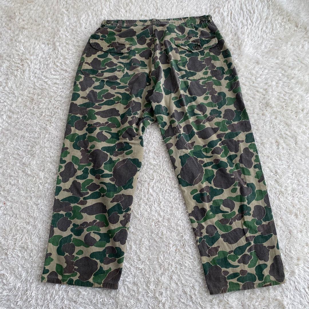 60s70s RANGER Duck Camo ダックカモ ベイカーパンツ　XL