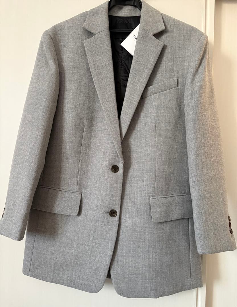 Theory グレー テーラードジャケット P/S